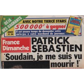 France Dimanche 2391 1992 Patrick Sebastien/Sheila/Daniel Auteuil/Elton John/Pierre Cosso/Eddie Barclay