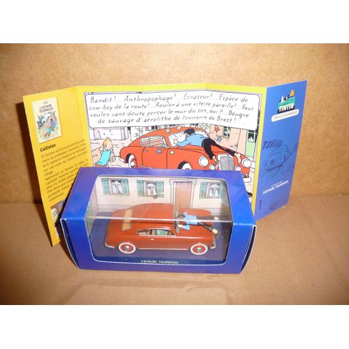 Voiture Tintin. La Lancia Aurelia. L'affaire Tournesol. Hergé/Moulinsart