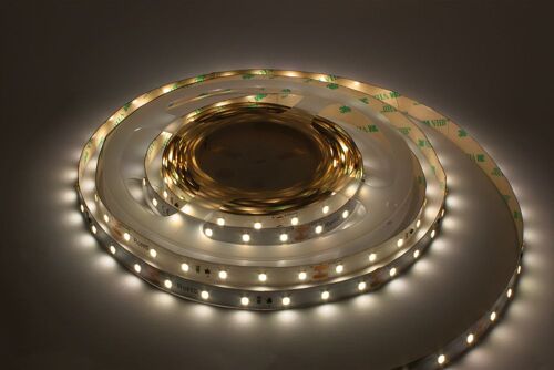 Ruban Ip20 10m 4000k 24v 10.5w/M 1050lm/M 60led/M Largeur 10mm Faisceau 115 Irc90 Sachet 10m Maximum