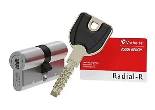 Cylindre 2 entrées nickel Vachette 42.5 X 42.5 mm