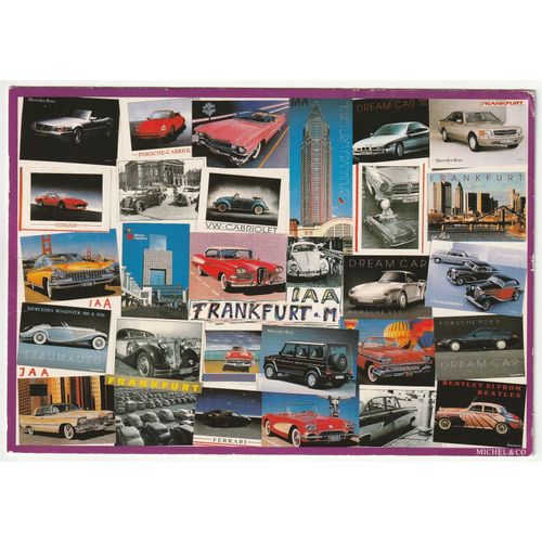 Carte Postale Salon International De L'Automobile Allemagne I.A.A. Carte Écrite 1991 Avec Timbre Käthe Kollwitz