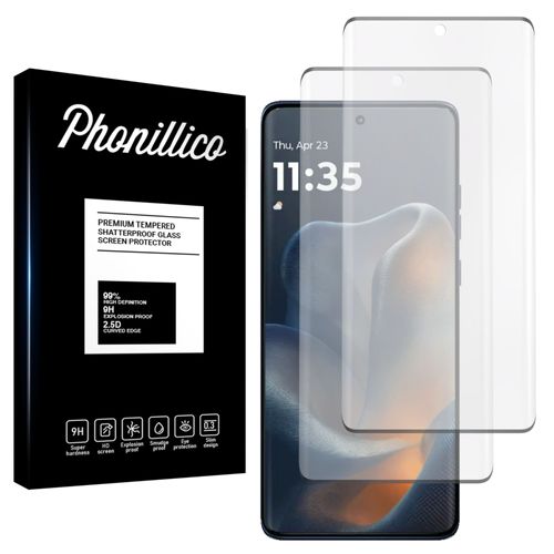 Verre Trempé Pour Motorola Edge 60/Edge 60s/Edge 60 Pro/ Edge 60 Fusion [Pack 2] Film Vitre Protection Ecran Phonillico®