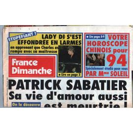 France Dimanche 2475 1994 Sabatier/Helene Rolles/De Turckheim/Julie Delpy/Adjani