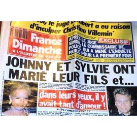 France Dimanche 2246 1989 Hallyday Vartan/Daniele Gilbert/Bambou/Rochefort/Jean Pierre Francois/Kimera