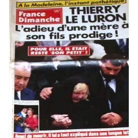 France Dimanche 2099 1986 Thierry Le Luron/Pierre Perret/Lavilliers/Dalida/Nicholson/Nino Ferrer/Presley