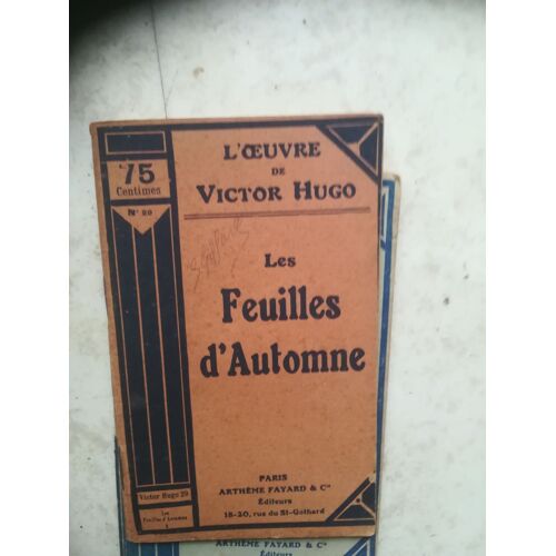Les Feuilles D'Automne Victor Hugo