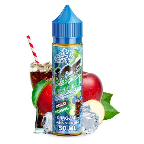 E-liquide Cola Pomme 0mg 50ml + 2 Boosters 50/50 20mg - Ice Cool by Liquidarom - Liquidarom