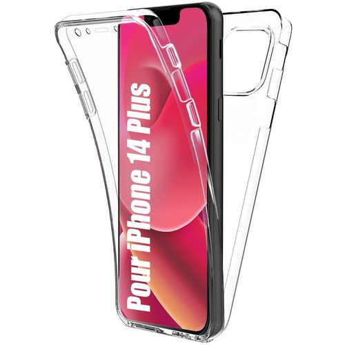 Coque Integrale iPhone 14 Protection Silicone Antichoc PC Transparent