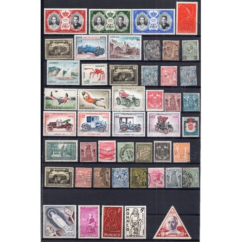 Lot 46 Timbres Neufs Et Oblitérés Monaco