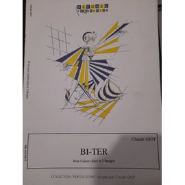 Claude Giot : Bi-Ter Caisse-Claire Et Bongos Pour Un Seul Executant Ou En Duo