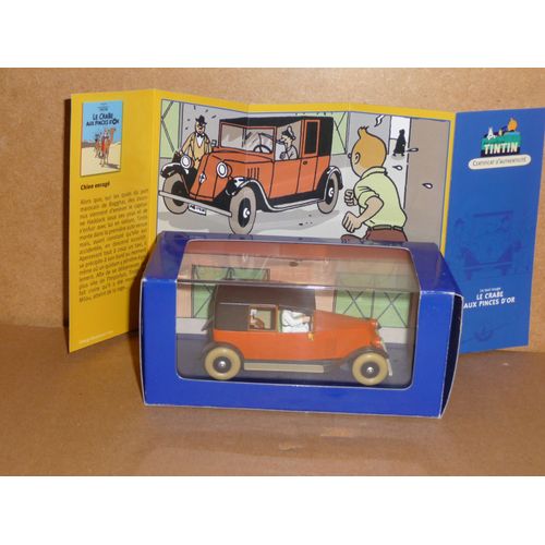 Voiture Tintin. Le Taxi Rouge. Le Crabe Aux Pinces D'Or. Hergé/Moulinsart