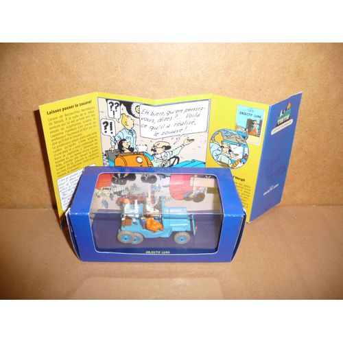 Voiture Tintin. La Jeep. Objectif Lune. Hergé/Moulinsart