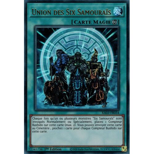 Yu Gi Oh Ra03 Fr054 Union Des Six Samouraïs Ultra Rare