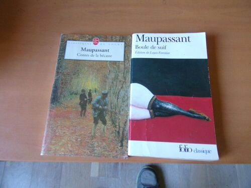 2 Livres Maupassant Boule De Suif Et Contes De La Bécasse
