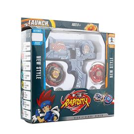 1 ensemble Beyblade w / lanceur métal fusion rotation rapidité combat maîtres jouet cadeau