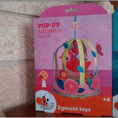 Loisir Créatif/Enfant: Kit Pop-Up "Cage & Oiseau" *Egmont Toys