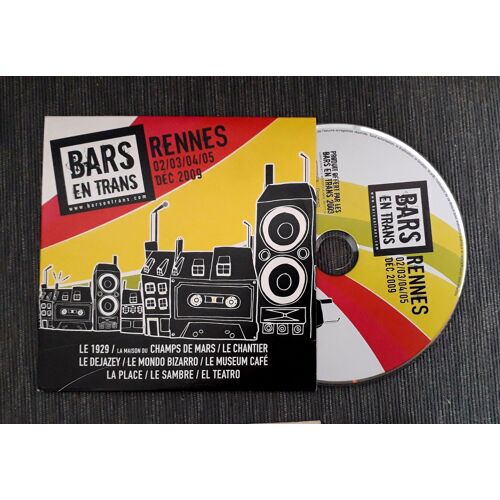 Bars En Trans Rennes Dec 2009 - Cd Rare 20 Titres : Julie Doiron / Garciaphone / H-Burns / Zak Laughed / Lilly Wood & The Prick / Boogers / Paco Volume / Skip The Use / We Are Enfant Terrible / Twice