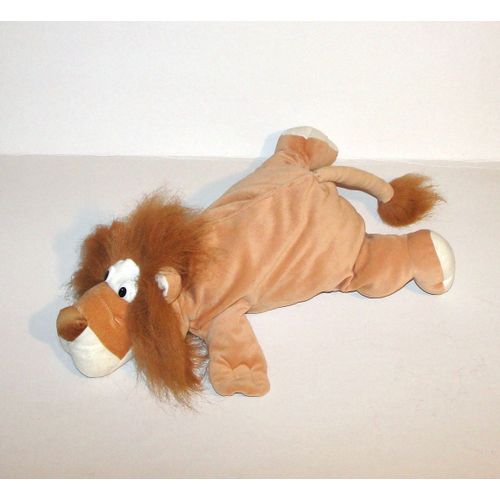 Doudou Lion Marron Couché Super Toys Simba Rare Style Rumple 49 Cm
