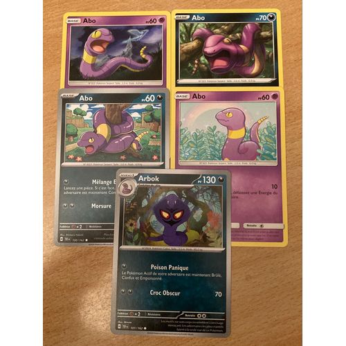 (620) 4x Abo + Arbok (Pokemon)
