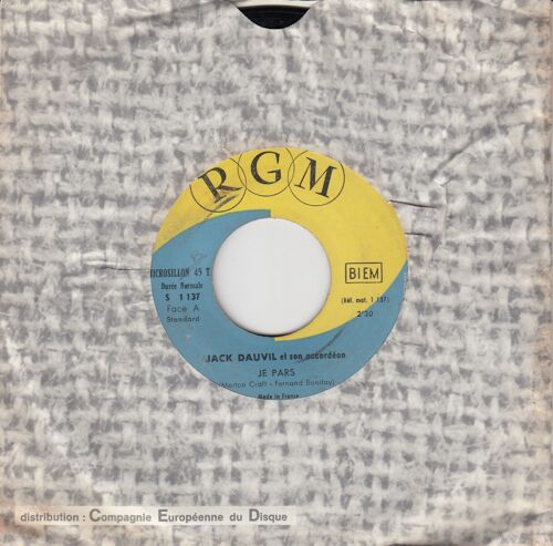 Jack Dauvil : Je Pars (2'30) // Java Pavane (2'40)