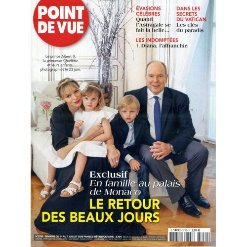Point De Vue N°3750 En Famille Au Palais De Monaco