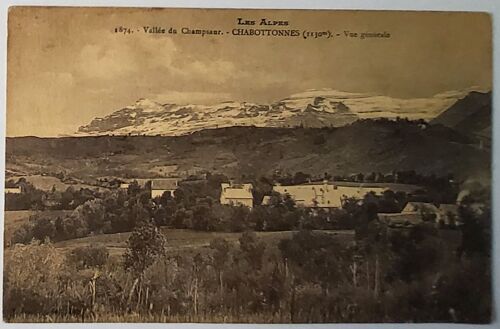 Carte Postale Ancienne, France, Hautes Alpes 05, Chabottonnes, Vue Générale