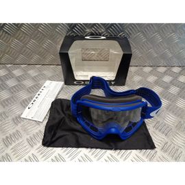 Masque Moto Oakley O Frame Google Blue Bleu Mx Clear Lens Cross Enduro Tout Terrain