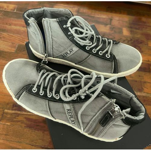 Chaussures Replay Vert Militaire Pour Homme - 42