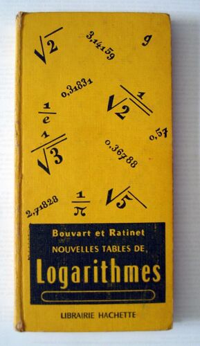 Mathématiques Nouvelles Tables De Logarithmes - Bouvart Et Ratinet Hachette