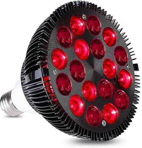 Lampe De Luminothérapie Rouge, Appareil De Luminothérapie Infrarouge Wolezek 36 W 18 Led, Ampoule Combinée Rouge 660 Nm Et Proche Infrarouge 850 Nm - Meili
