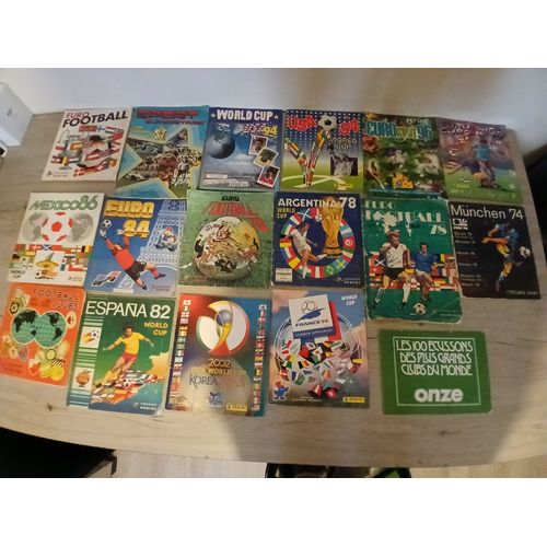 Lots Albums Panini Foot