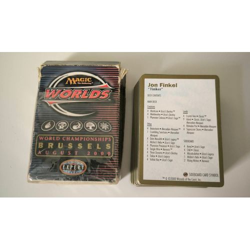 Magic Jon Finkel Deck World Championship Brussels 2000