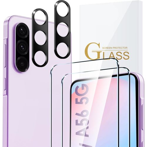 Verres Trempes Et Protections Camera Arriere Transparent X2 Pour Samsung Galaxy A56 Little Boutik©