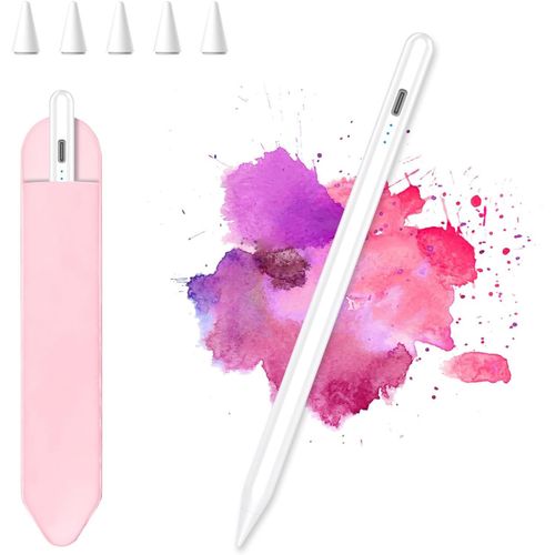 ERYI-Stylet Ipad Pour Apple Ipad, Pencil 2E Génération,Stylet Tablette Ipad Avec Rejection De La Paume,Stylo Pour Ipad 10/9/8/7/6 Gén Pro Pro 3/4/5/6/M4, Air 3/4/5 Mini 5/6 2018-2024