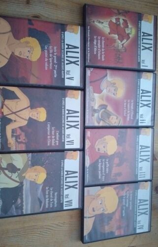 Collection Dessin Animé Alix D'Après La Bande Dessinée De Jacques Martin Volume 1 A 7
