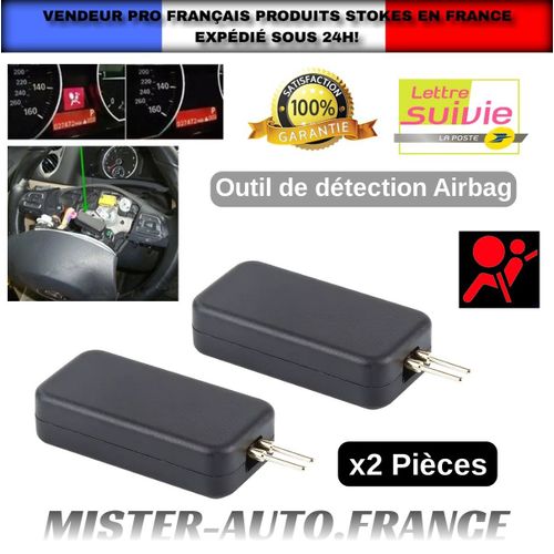 2 Simulateurs Airbag Reparation Résistance Voiture Srs? Détection Efface Voyant