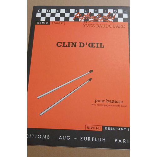 Clin D'?il- Yves Baudouard- Batterie- Zurfluh