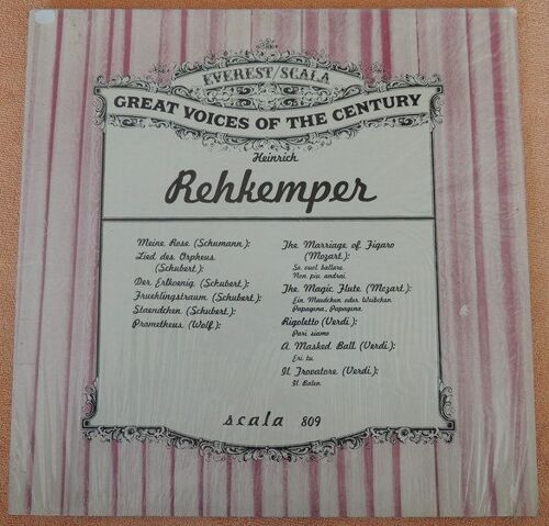 Heinrich Rehkemper – Great Voices Of The Century