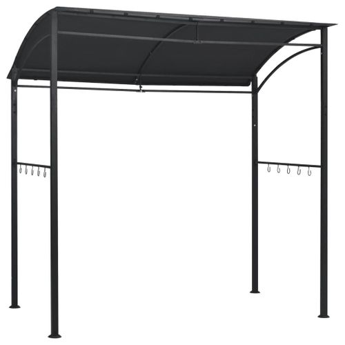Vidaxl Belvédère De Barbecue 215x150x220 Cm Anthracite Acier