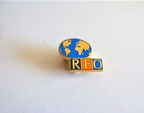 Pins Medias Television Outre Mer " Rfo " Mapemonde