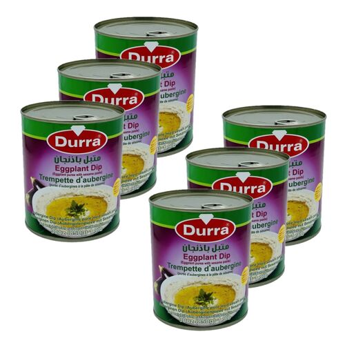 Lot 6x Caviar D'aubergines - Baba Ghanouj - Boîte 850g