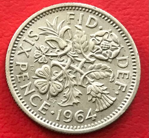 6 Pence - Elizabeth I I  - 1ere Effigie - 1964 - Royaume Uni