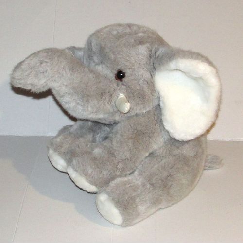 peluche éléphant d'afrique joual grand format
