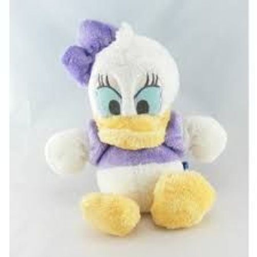 Doudou Daisy Noeud Haut Mauve Petit Modèle 20cm Environ