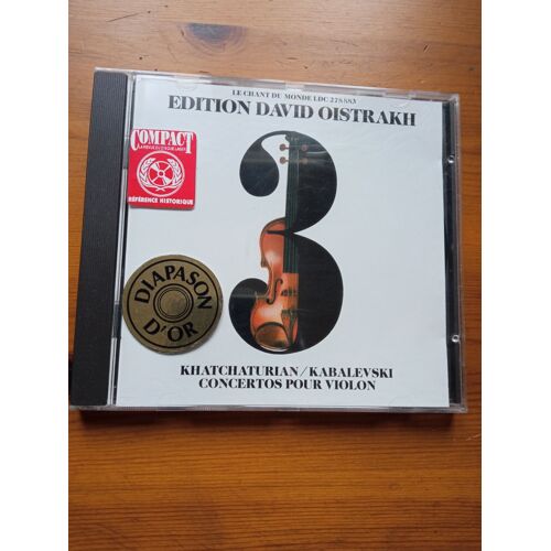 Edition David Oistrakh N°3 Katchaturian Kabalevski Concertos Pour Violon