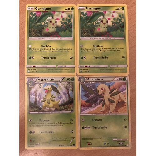 (2788) 2x Germignon + 2x Macronium (Pokemon)