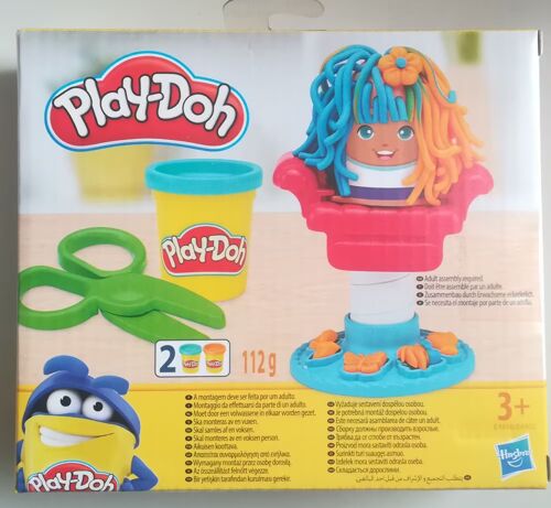Play Doh - Les minis classics - Le mini coiffeur - 3 accessoires et 2 pots de pate à modeler - Hasbro