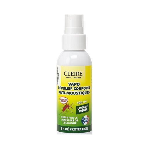 Répulsif Corporel à la Citronnelle Contre les Piqûres de Moustiques 100 mL Fabriqué en France