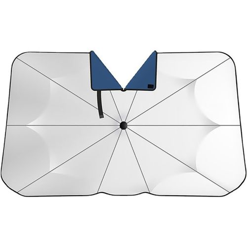Pare Soleil Voiture Pour Citroen C1 C2 C3 C4 C5 C6 C8 Elysee Picasso,Parapluie Pare-Soleil De Voiture,Pare Soleil Voiture Pare Brise Avant Parechaleur Protection Uv Couverture,S/120 * 65cm