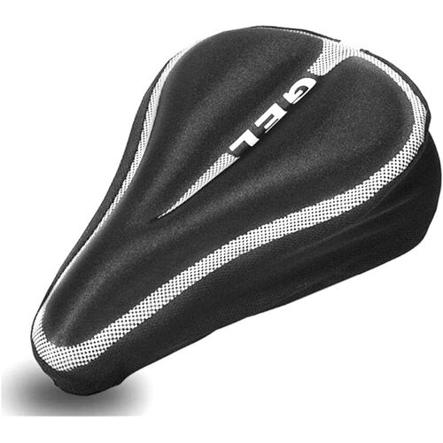 Vélo Selle Housse,Confortable,Respirant,Ajustable Housse De Selle Vélo En Gel,Fait De Silicone Et Éponge,Respirant,Doux Pour Vtt De Montagne,Vélo De Route,Pour Hommes Et Femmes